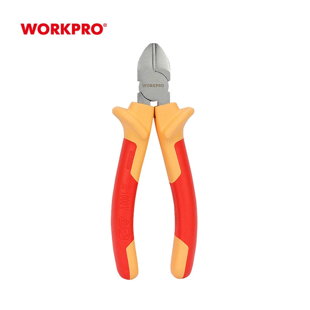 WORKPRO - ALICATE CORTE DIAGONAL AISLADOS VDE 6 WORKPRO