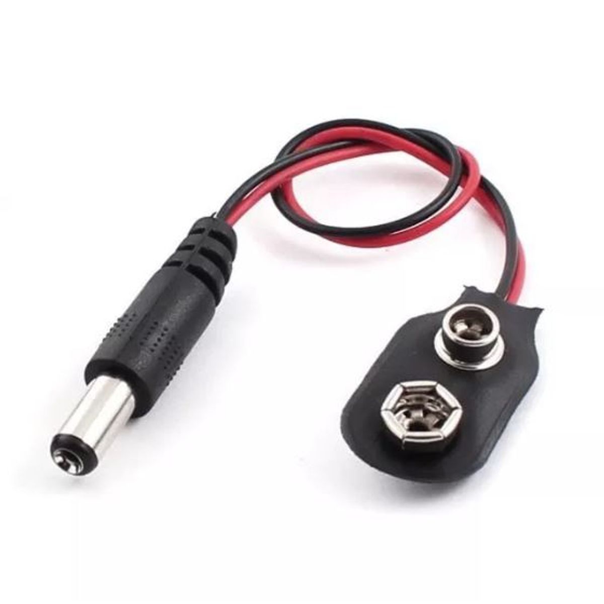 GENERICO - Cable Poder Macho Batería 9v compatible con Arduino Pic Etc
