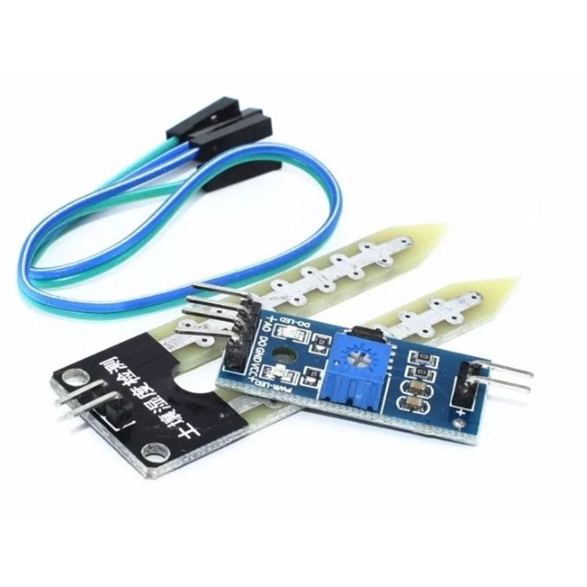 GENERICO - Módulo Sensor De Humedad De Suelo Higrometro compatible con Arduino