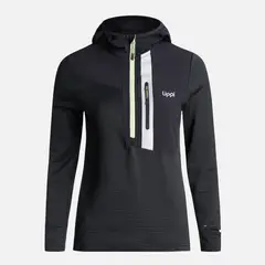 LIPPI - Poleron Teen Girl Karova 1/4 Zip Hoody Negro