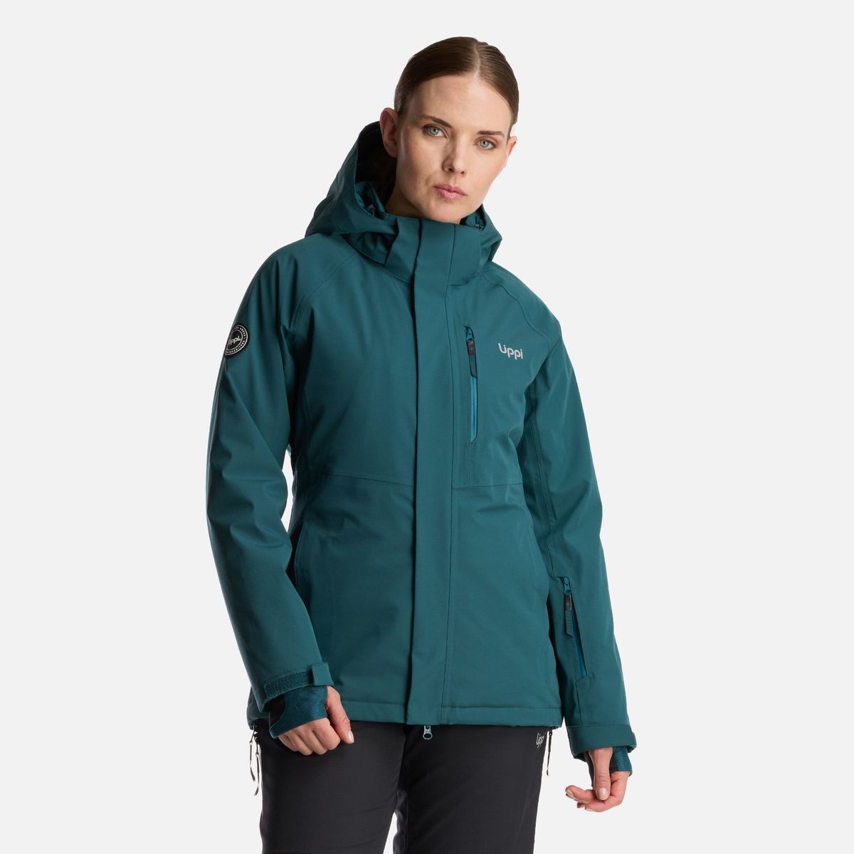 LIPPI - Chaqueta Mujer Andes B-Dry Hoody Jacket Verde Bosque Lippi