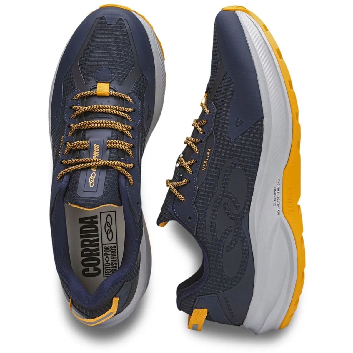 OLYMPIKUS - Zapatilla Trail Running Hombre Neblina Azul Marino