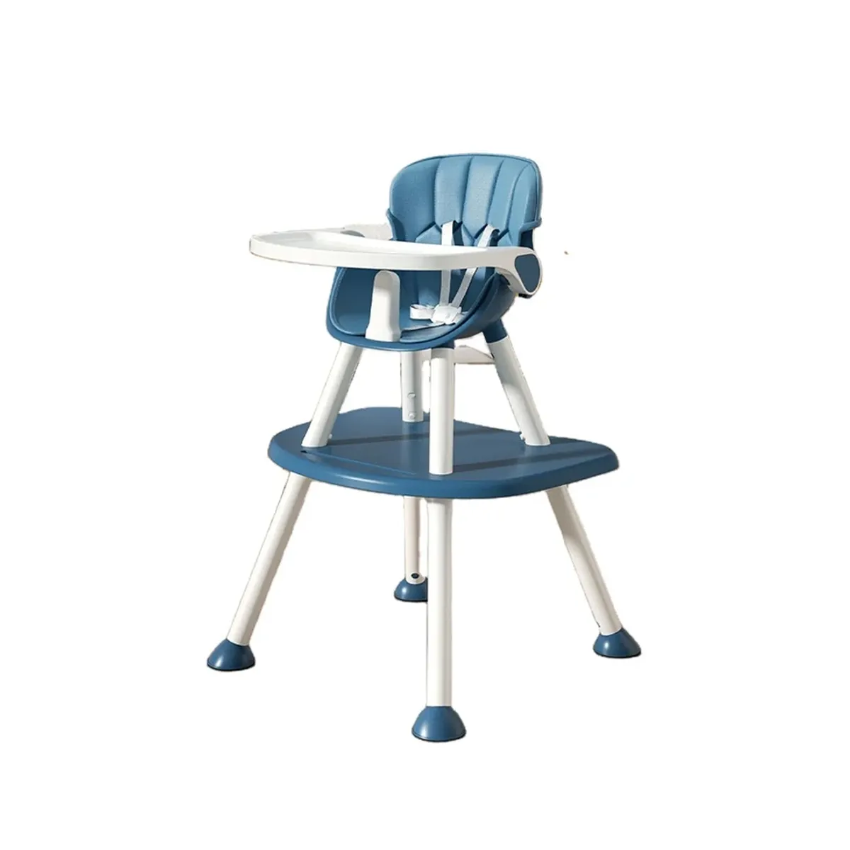 BABYMINE - Silla de Comer Multi Etapas 4 en 1 Azul BABYMINE
