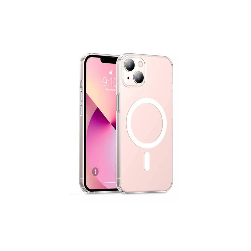 GENERICO - Funda Magnética Para iPhone 14 Plus Transparente