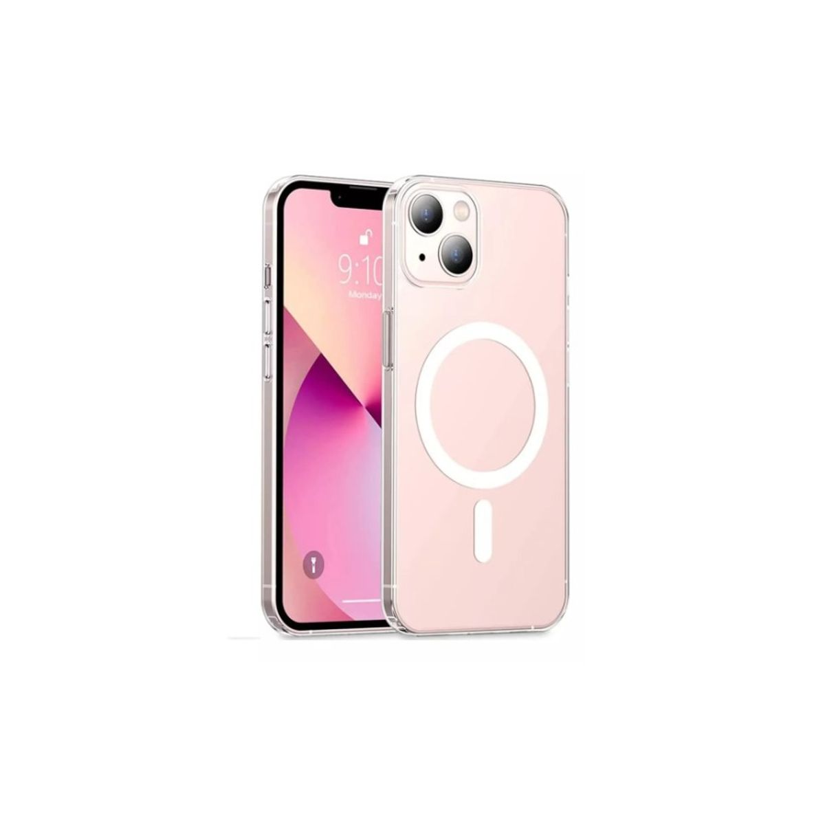 GENERICO - Funda Magnética Para iPhone 14 Transparente