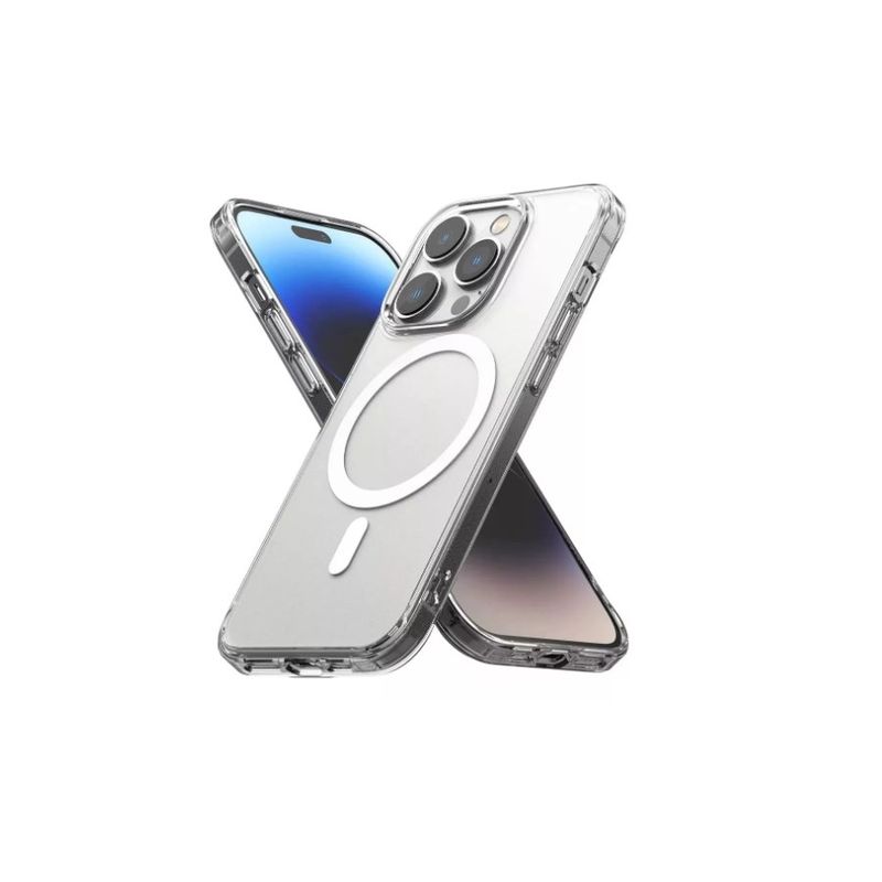GENERICO - Funda Magnética Para iPhone 14 Pro Transparente