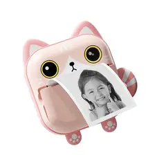 SOONPAM - Regalo Día del Niño Mini Cámara Imprimible M2 32G Rosa