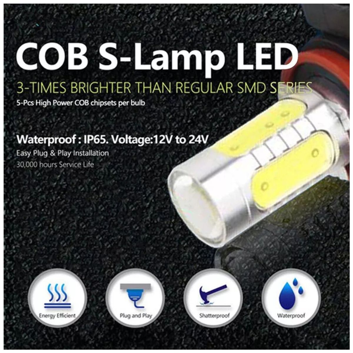 KUANGYE - Par De Ampolletas Led H11 Neblineros