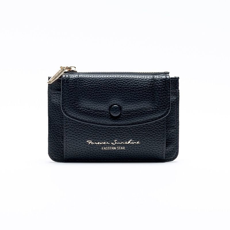 VATYERTY - Cartera De Mujer Pequeña Con Cremallera negro
