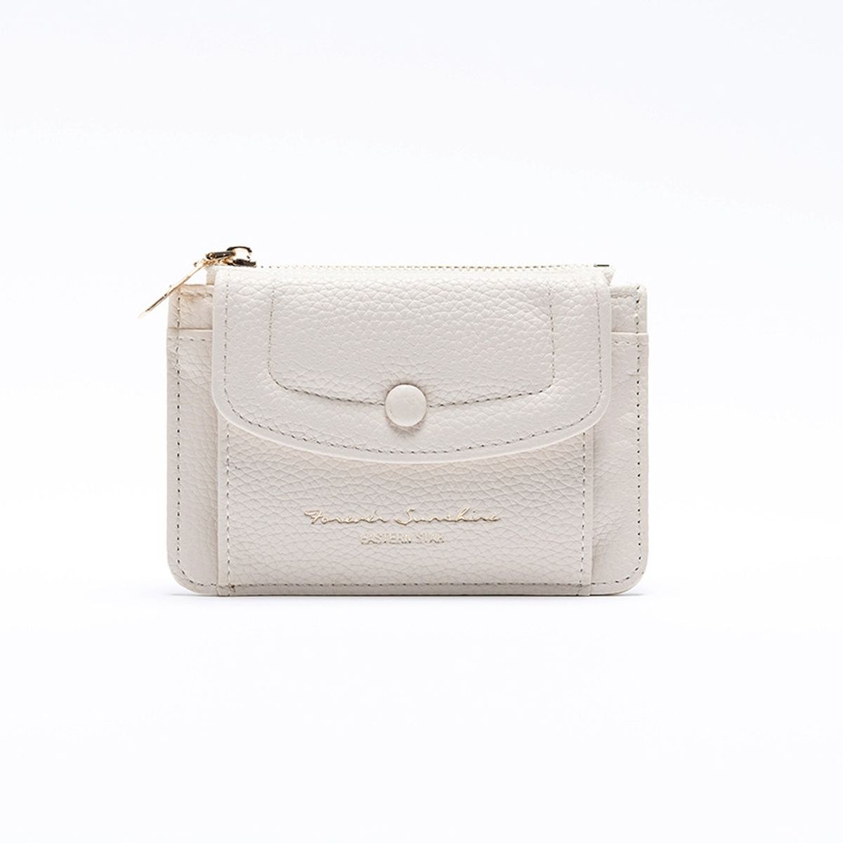 VATYERTY - Cartera De Mujer Pequeña Con Cremallera blanco