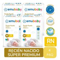 Pañales Premium - Recién Nacido (rn) - 4 Paquetes