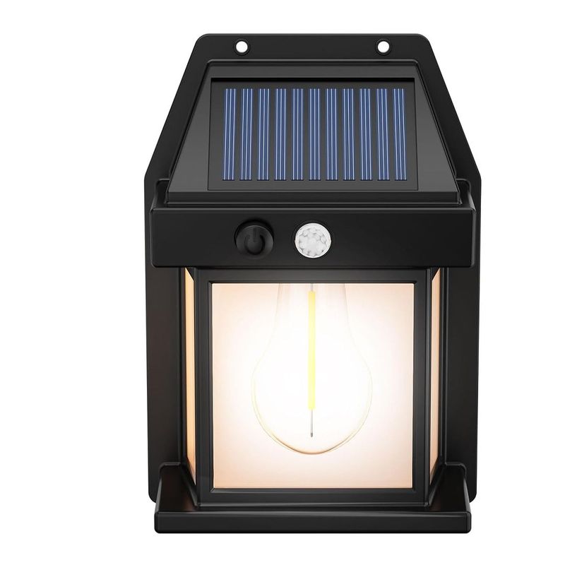 GENERICO - Lámpara de pared Solar exteriores con Detector Movimiento