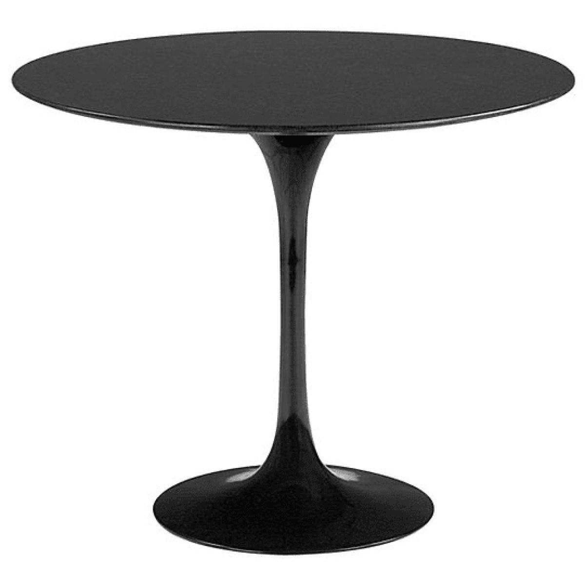 GENERICO - Mesa De Comedor Tulip 80cm Negra