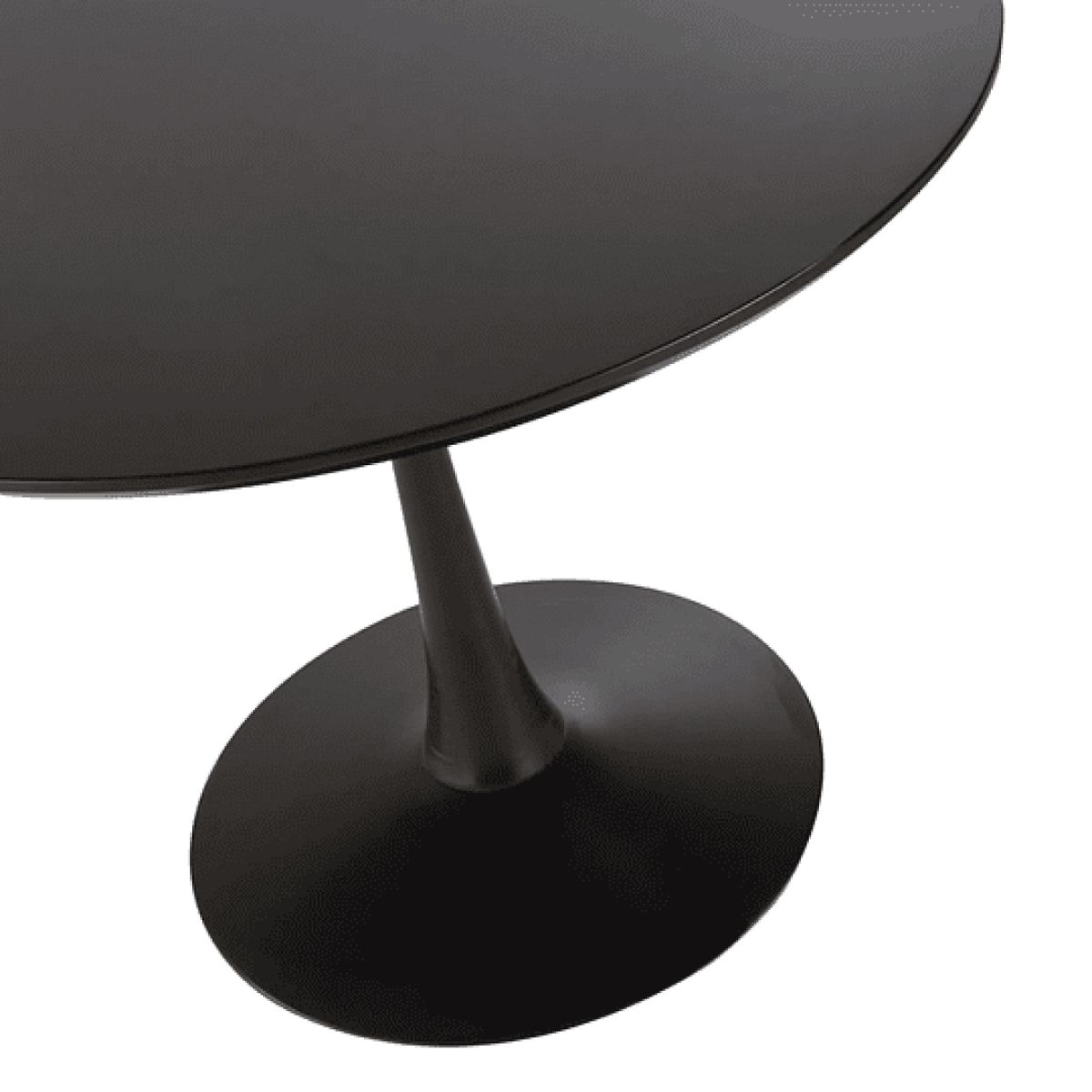 GENERICO - Mesa De Comedor Tulip 80cm Negra