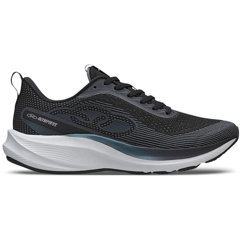OLYMPIKUS - Zapatilla Running Hombre Pride 3 Negro/Gris