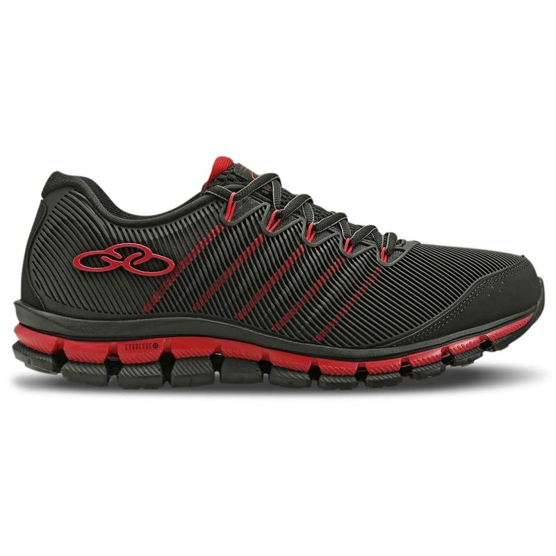 OLYMPIKUS - Zapatilla Hombre Dynamic Negro/Rojo