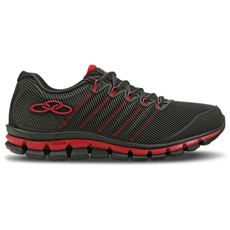OLYMPIKUS - Zapatilla Hombre Dynamic Negro/Rojo