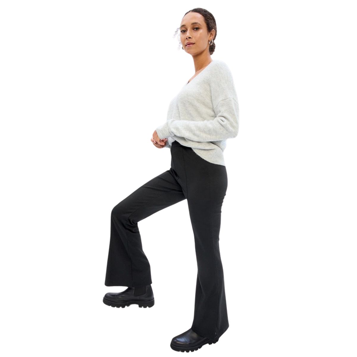 GAP - Pantalón Flare Negro