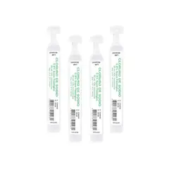 GENERICO - Pack 20 Ampollas Suero Fisiológico 20ml Cloruro De Sodio