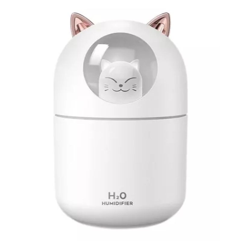 GENERICO - Mini Humidificador Usb Aromaterapia Gato Coche Luz 1