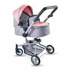 KIDSCOOL - COCHE CUNA JUGUETE PARA MUÑECAS ROSADO