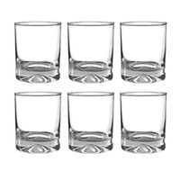 Set 6 Vasos Bajos Modelo Manhatan de 340mL Agua Tragos Jugo