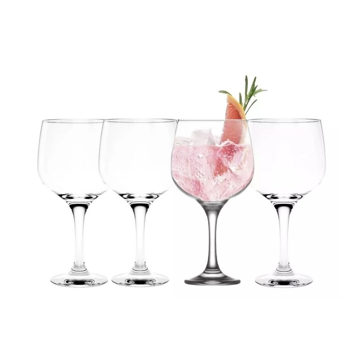 CRISTAR - Set 4 Copas Para Gin Tonic Cocktail Vidrio De 653mL Tragos