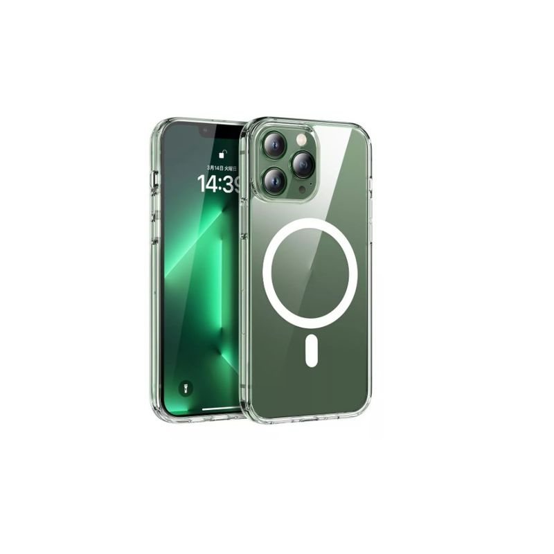 GENERICO - Funda Magnética Para iPhone 13 Pro Max Transparente