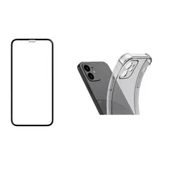 GENERICO - Carcasa Anti Golpes + Lamina Para iPhone 12 Mini Transparente