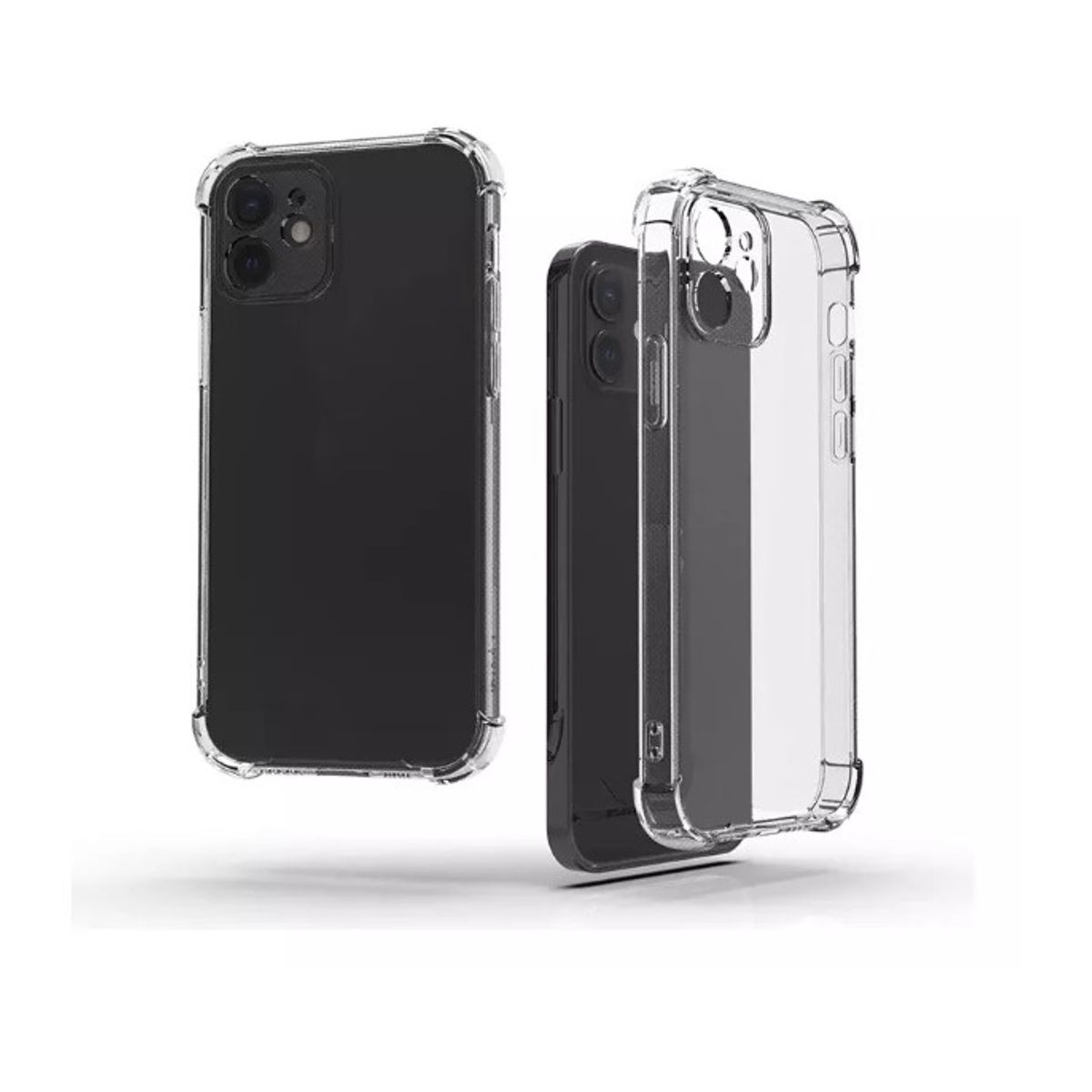 GENERICO - Carcasa Anti Golpes + Lamina Para iPhone 12 Mini Transparente