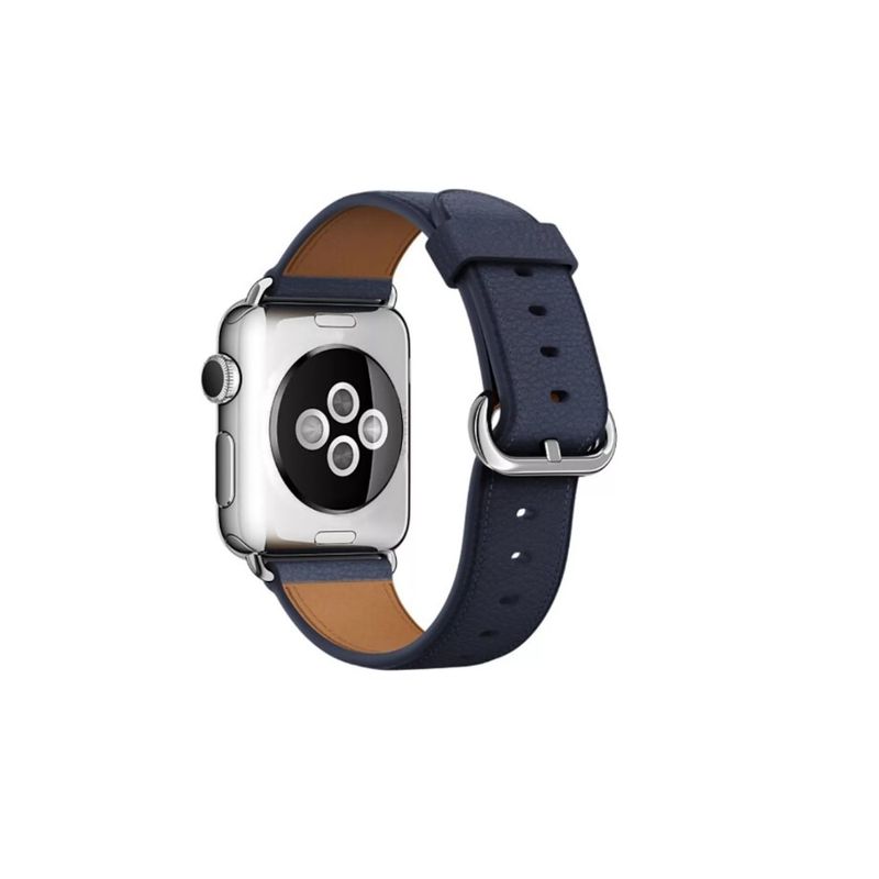 GENERICO - Correa Cuero Compatible Iwatch Apple Watch 384041mm Azul