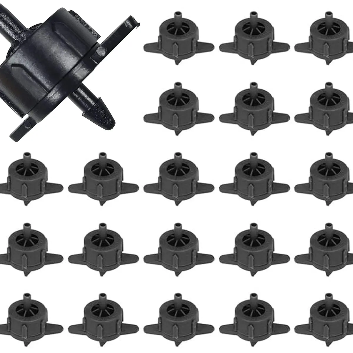 KUANGYE - Pack 100 Goteros Autocompensado De 4 Litros Hora