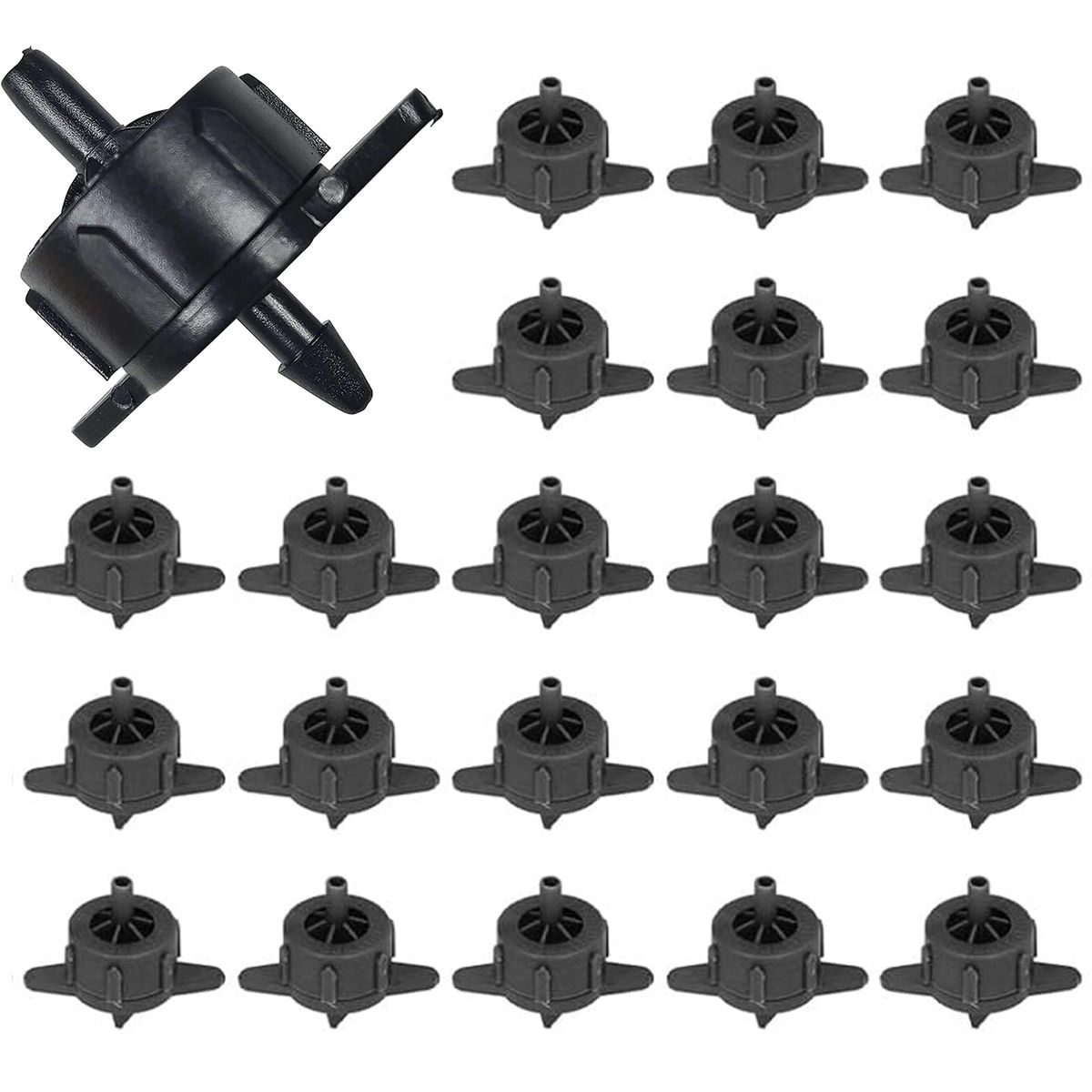 KUANGYE - Pack 100 Goteros Autocompensado De 4 Litros Hora