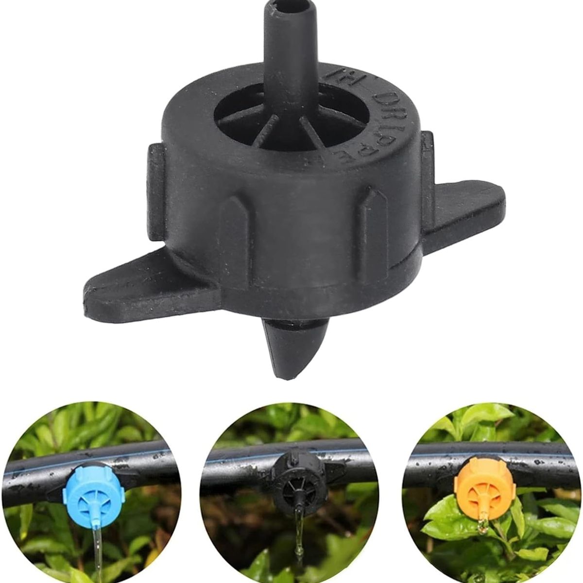 KUANGYE - Pack 100 Goteros Autocompensado De 4 Litros Hora