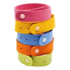 GENERICO - Pulsera Natural Repelente De Mosquito Microfibra Color Azar 295053