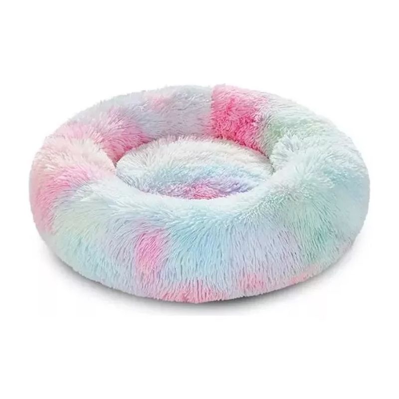 GENERICO - Cama Antiestrés Mascotas Gatos Perros 80 Cm Xxl arcoiris
