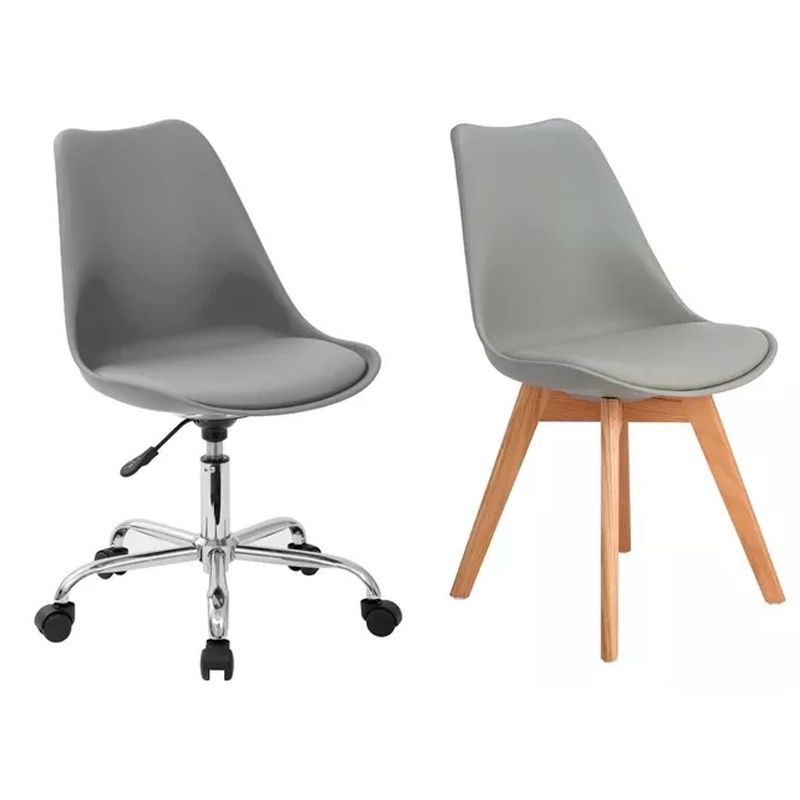 GENERICO - Pack Duo Sillas Tulip GRIS