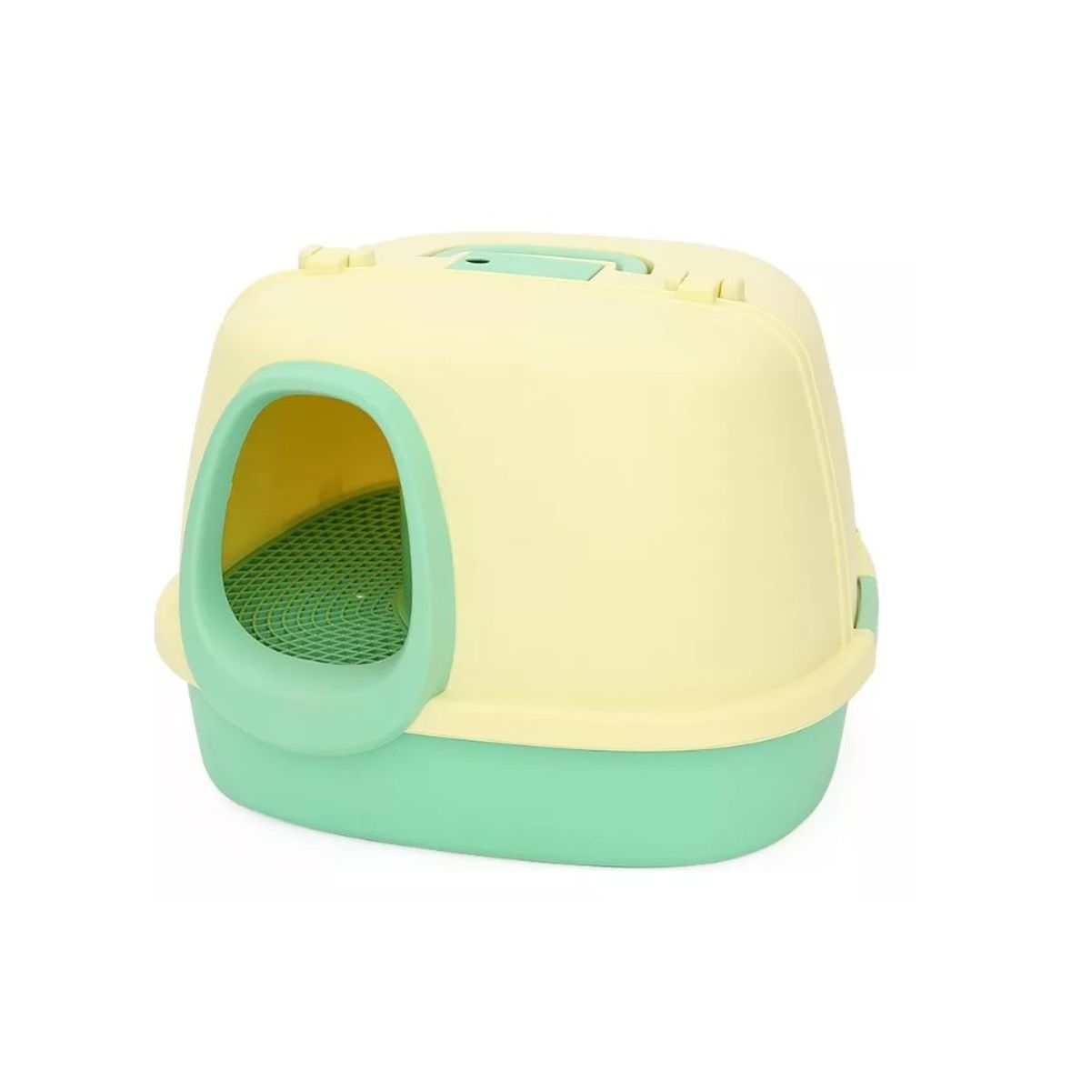 GENERICO - Arenero Sanitario Para Gatos Con Pasillo Antiderrames Grande