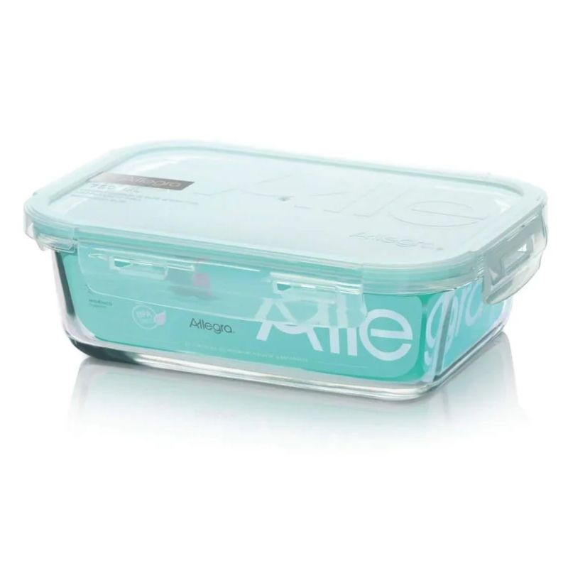 ALLEGRA - CONTENEDOR HERMÉTICO DE VIDRIO RECTANGULAR 750 ML