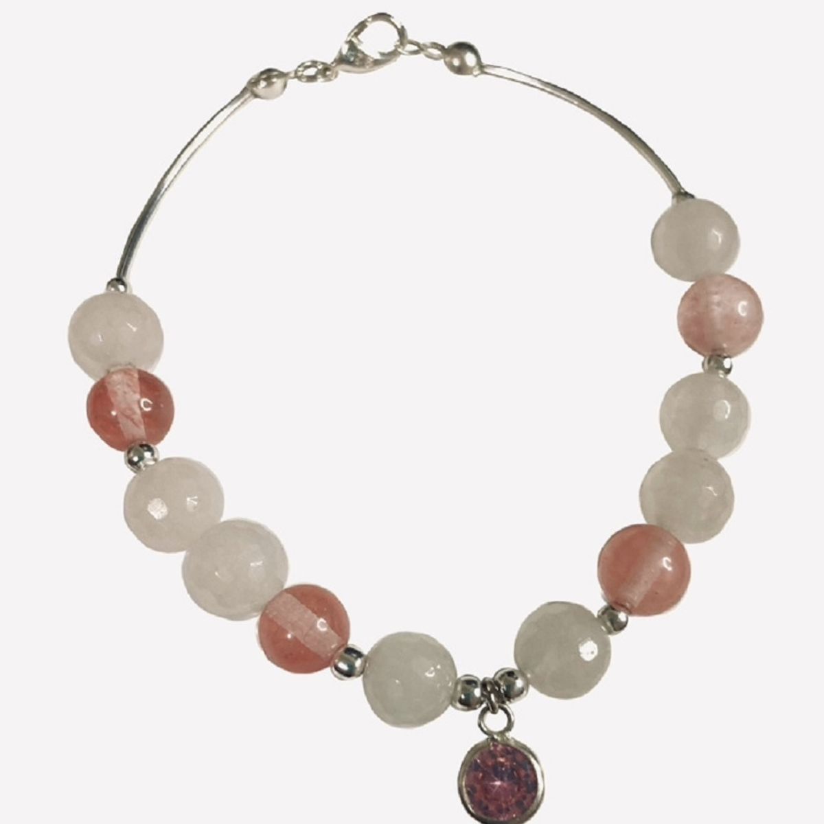 TAETHAI - Pulsera de plata 925 con Cuarzo