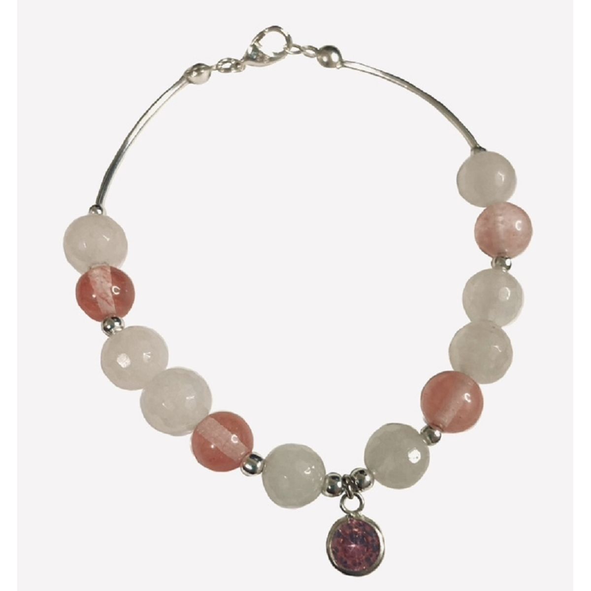 TAETHAI - Pulsera de plata 925 con Cuarzo