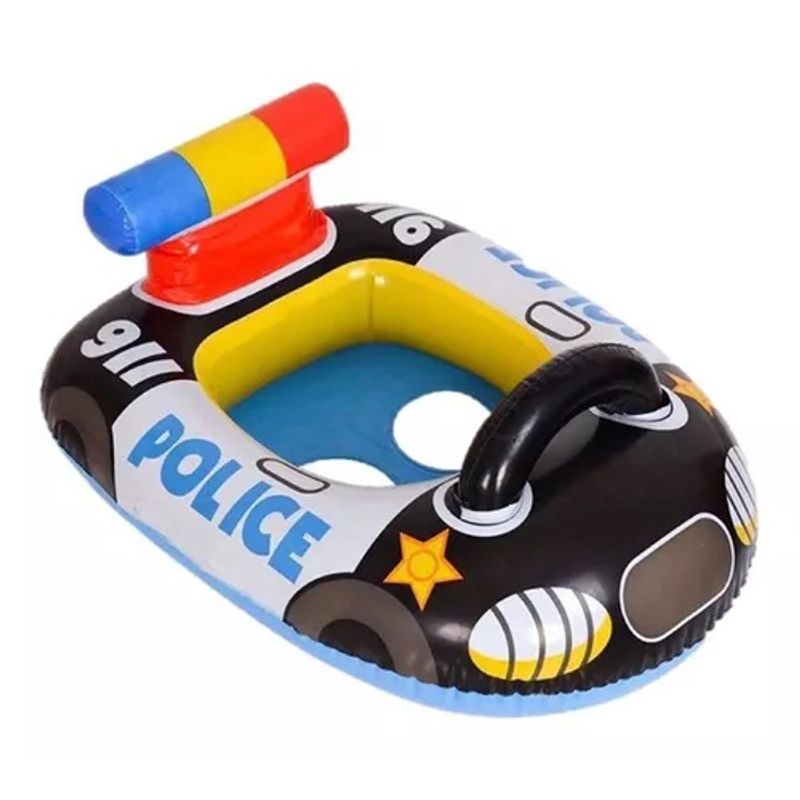 DEFENSOR FOREVER - Bote Inflable Piscina Policía, para Niños de hasta 25 kilos