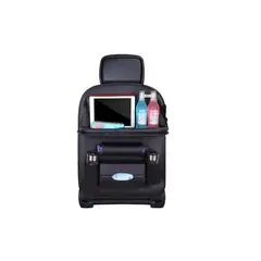 GENERICO - Ecocuero Organizador Auto Respaldo De Asiento Mesa Soporte