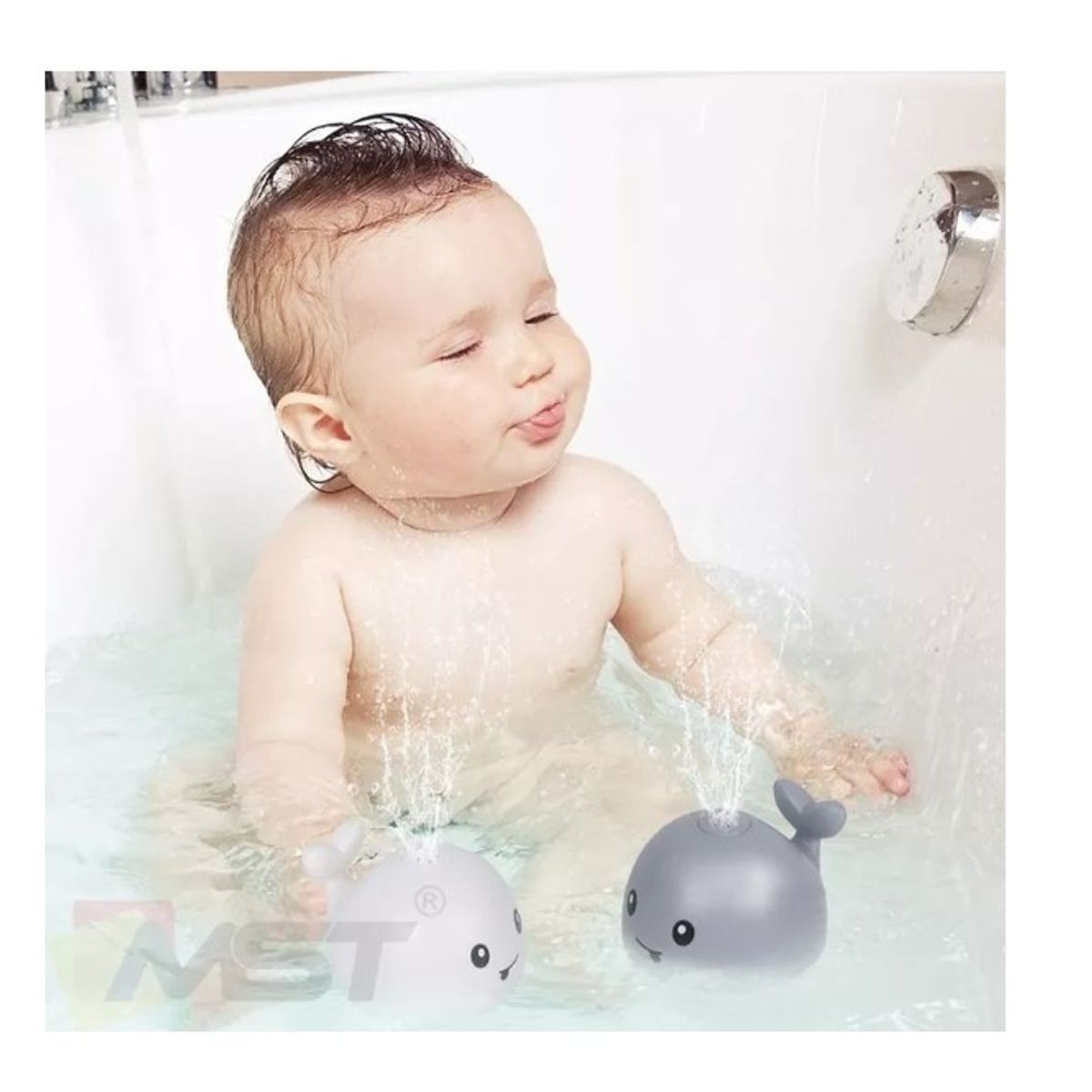 GENERICO - Ballena Lanza Agua Con Luces Entretenido Juguete Para Niños