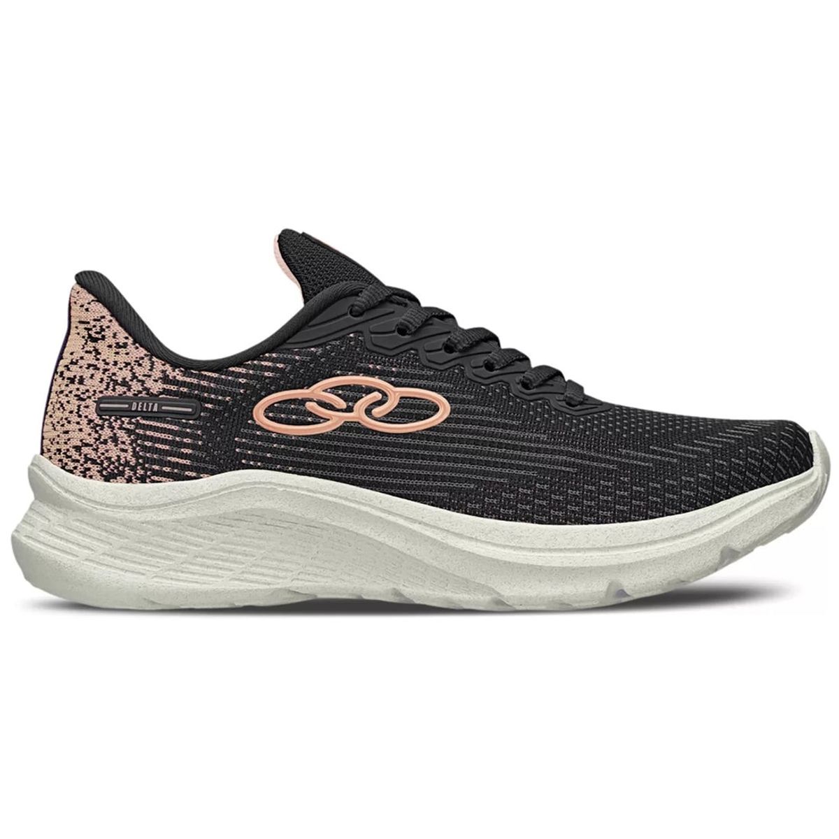 OLYMPIKUS - Zapatilla Mujer Delta Negro/Rosado