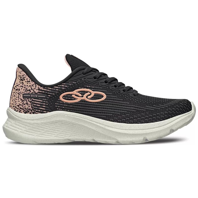 OLYMPIKUS - Zapatilla Mujer Delta Negro/Rosado