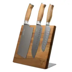 WAYU - Block Magnetico Parrillero Para 4 Cuchillos