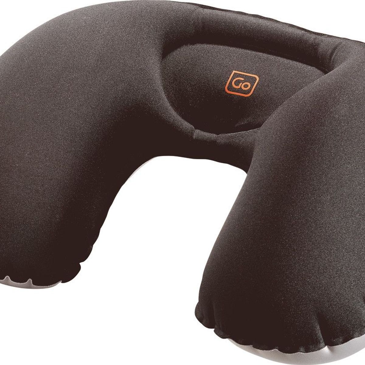 GO TRAVEL - ALMOHADA INFLABLE COMPACTA NEGRO