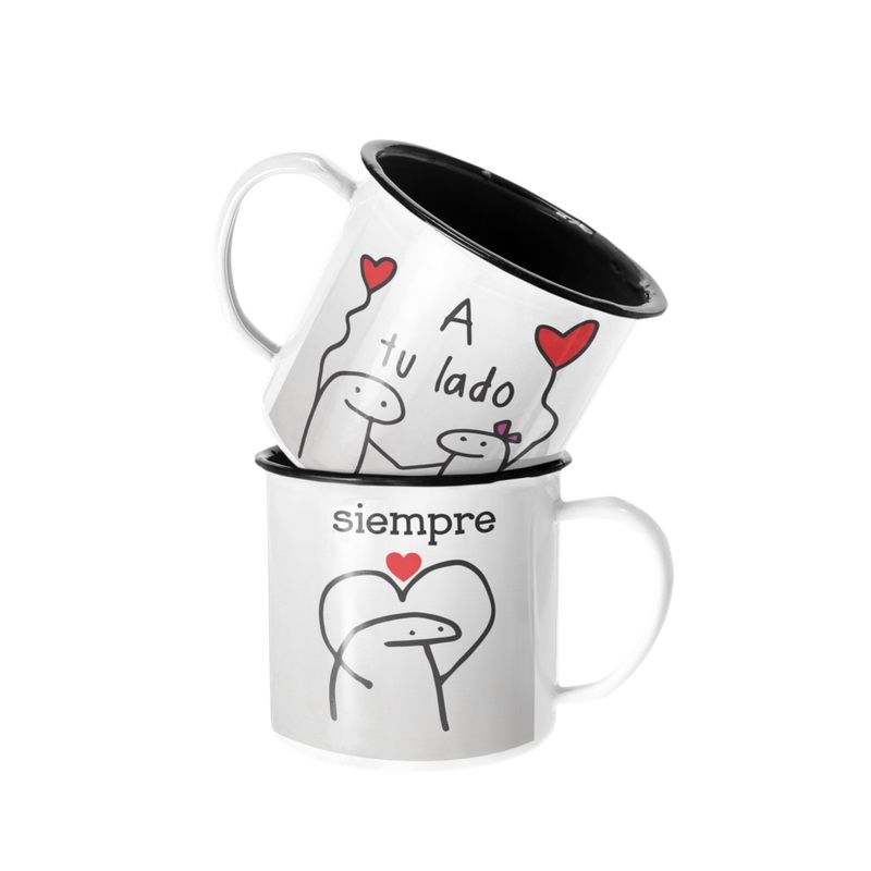 SM - Taza Enlozada Lechera a Tu Lado Siempre Regalo SM