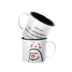 SM - Taza Enlozada Lechera Quiero Ser El que Gustos Tan Feos